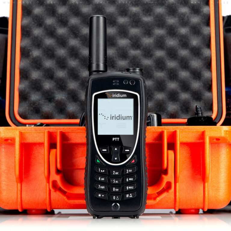 Iridium Extreme PTT satellite push-to-talk handset for first responders