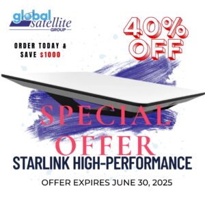 Starlink Maritime - Flat High-Performance