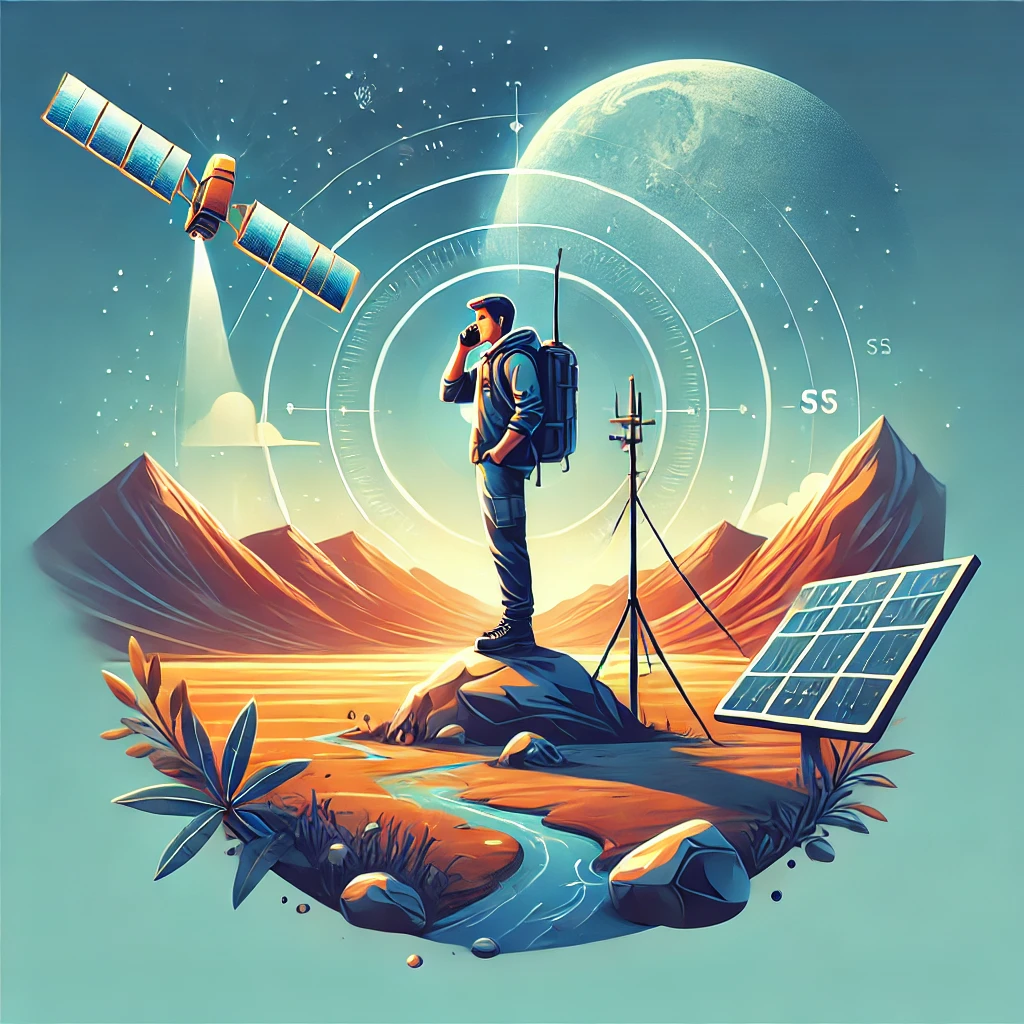 DIALING ON A SATELLITE PHONE