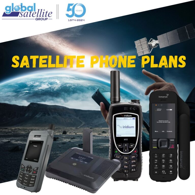 Iridium, Inmarsat and Thuraya satellite phones for satellite phone plans