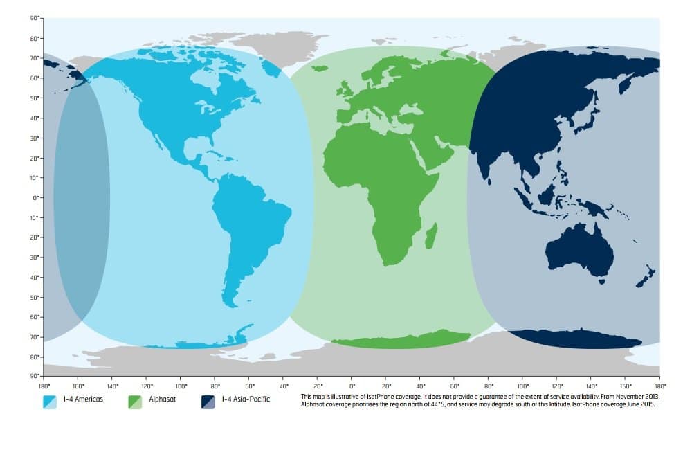 Inmarsat covergae maps
