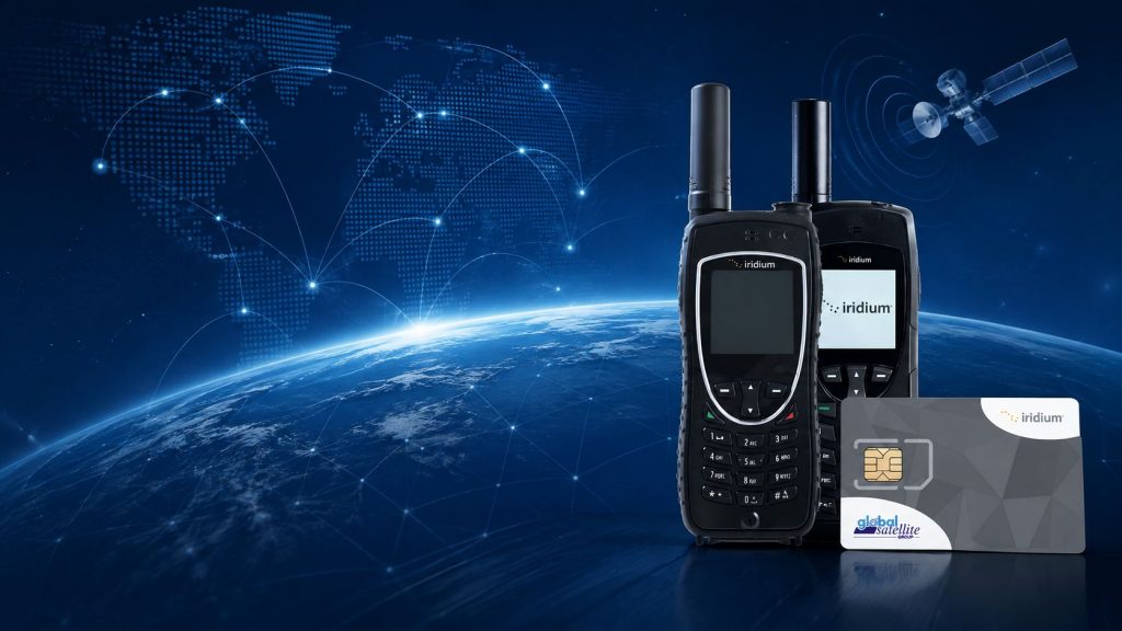 Iridium Extreme satellite phones and Iridium SIM card