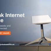 Starlink dish installed on a rooftop providing Starlink internet service