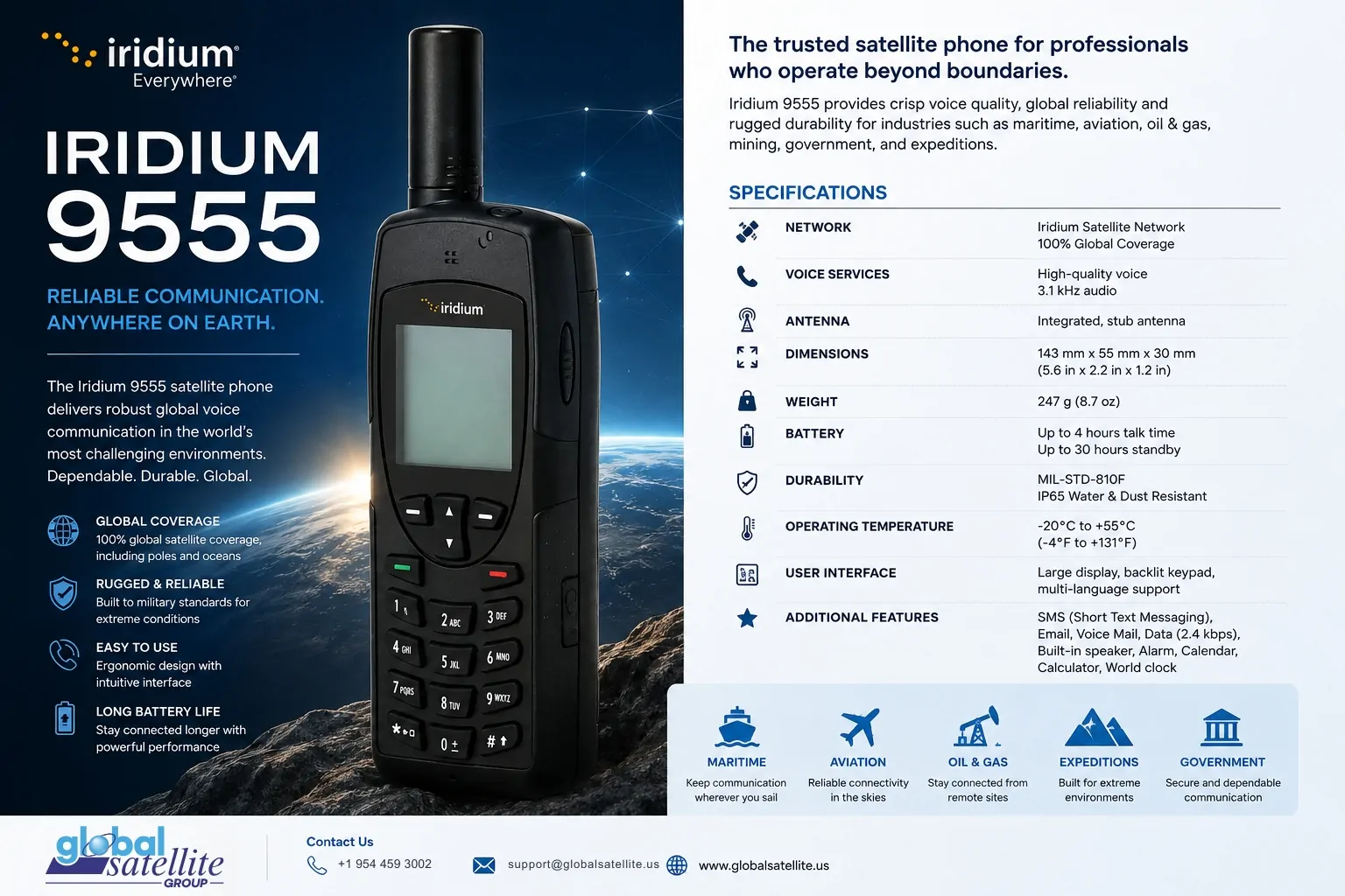 Iridium 9555 Iridium 9555