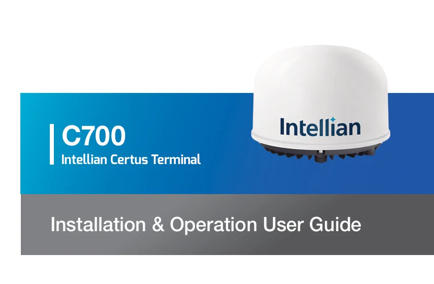 Certus C700 Installation and Operation User Guide