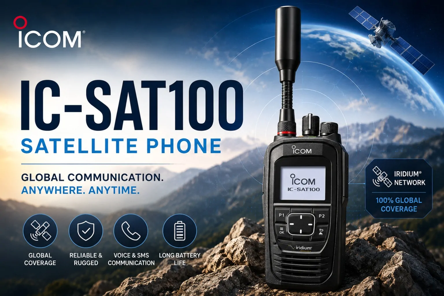 Icom IC-SAT100 Satellite Phone: Complete Guide